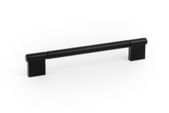 Greep POINT BA192 L228 aluminium geborsteld zwart