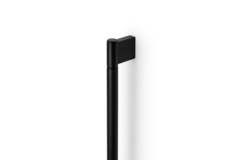 Greep POINT BA192 L228 aluminium geborsteld zwart