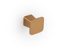Bouton PRISM L32 zamac brossé laiton cava