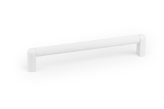 Poignée RISS BA192 L207 aluminium mat blanc