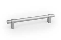 Poignée NOBB BA192 L244 aluminium look inox
