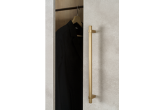 Poignée NOBB BA192 L244 aluminium look inox