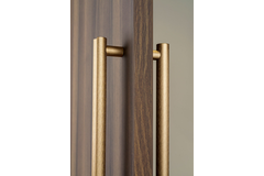 Poignée de porte dubbel MOON BIG BA528-1056 L1096 aluminium look inox