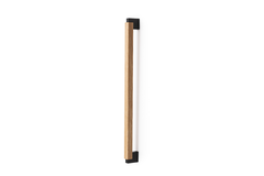 Poignée de porte enkel DUO BIG BA480 L536 bois / aluminium noir / chêne