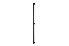Deurgreep enkel DUO BIG BA960-480 L1016 hout / aluminium zwart / zwart hout