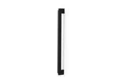 Deurgreep dubbel DUO BIG BA480 L536 hout / aluminium zwart / zwart hout