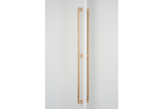 Poignée de porte dubbel LUV WOOD BIG BA992-496 L1026.5 bois chêne nature non laqué