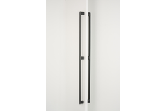 Poignée de porte dubbel LUV WOOD BIG BA992-496 L1026.5 bois noir bois