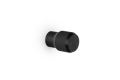 Bouton BROOKLYN Ø20 aluminium brossé noir