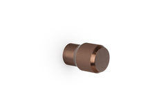 Bouton BROOKLYN Ø20 aluminium brossé bronze