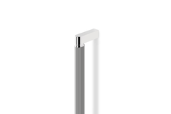 Poignée BROOKLYN BA528-1056 L1066 aluminium brillant nickel