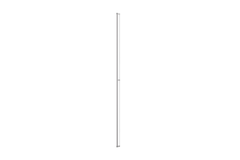 Poignée BROOKLYN BA528-1056 L1066 aluminium brillant nickel