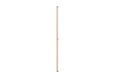 Poignée BROOKLYN BA528-1056 L1066 aluminium brossé laiton cava