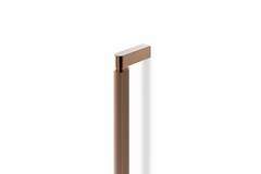 Poignée BROOKLYN BA528-1056 L1066 aluminium brossé laiton cava