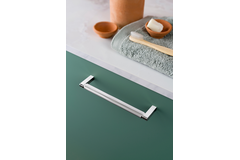 Poignée BROOKLYN BA320 L330 aluminium brillant nickel