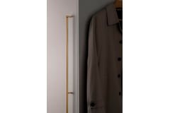Bouton BROOKLYN Ø20 aluminium brossé bronze