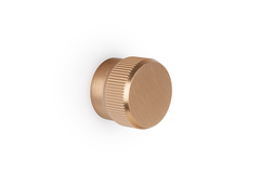 Knop BROOKLYN BIG Ø40 aluminium geborsteld messing cava
