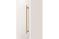 Poignée HINOKI WOOD BIG BA416 L498.4 bois chêne nature non laqué