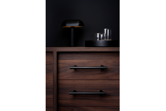 Poignée HINOKI BA160 L220 aluminium brossé laiton cava