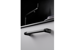 Greep CASEY BA192 L211 aluminium zwart textuur / mat zwart