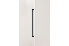Poignée de porte enkel CASEY BIG BA736 L768 aluminium noir texture / brillant titane noir