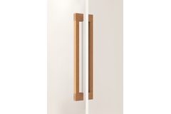 Poignée de porte dubbel HAKO BIG BA480 L525 bois chêne