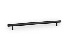 Poignée BOTO BA320 L386 aluminium brossé noir