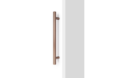 Poignée BOTO BIG BA320 L418 aluminium brossé bronze