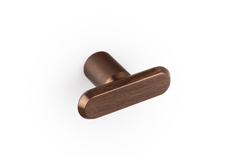 Bouton FASE L52 aluminium brossé bronze