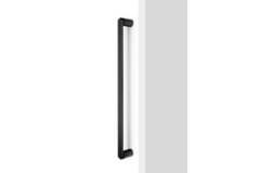 Greep FASE BIG BA480 L508 aluminium geborsteld zwart