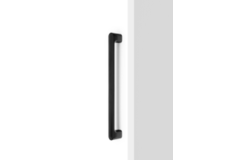 Poignée de porte enkel LUV BIG BA384 L419 zamac mat noir