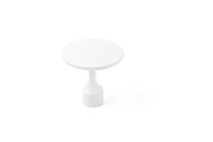 Porte-manteaux FLOID Ø60 zamac mat blanc