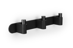 Jashaak CASEY BA120-120 L340 zamak / aluminium zwart textuur / gepolijst titanium zwart
