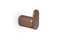 Porte-manteaux BROOKLYN BA22 L70 aluminium brossé bronze