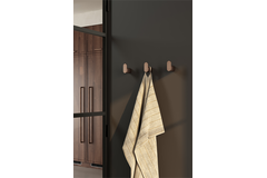 Porte-manteaux BROOKLYN L40 aluminium titane noir