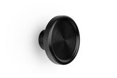 Porte-manteaux BOTO Ø80 aluminium brossé noir