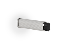 Butée de porte BROOKLYN Ø50 aluminium brillant nickel