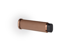 Butée de porte BROOKLYN Ø50 aluminium brossé bronze