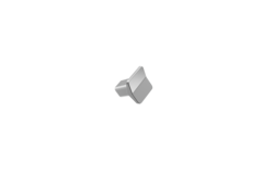 Bouton VIS-A-VIS BA L26 zamac look inox