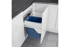 Hailo Laundry Carrier k.60 2x33l wit