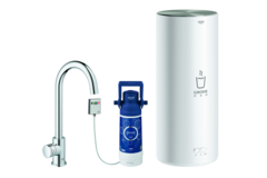 Grohe red mono-l starterkit c-uitloop chroom