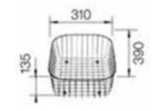 Panier plus/median inox  