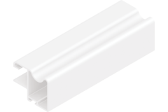 Profil vertical TR10 Terra 2.6m alu blanc  