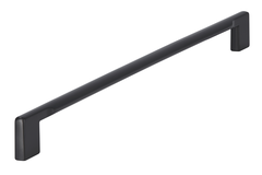 Poignée ovale droit ea 320mm L 340mm zmk noir mat 