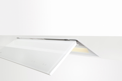 Novy Fusion 90 cm blanc hotte téléscopique 