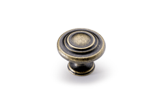 Knop Essa, H 25 mm, ø 32 mm, messingkleurig antiek