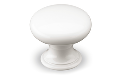Bouton Cirpi, H 27 mm, ø 30 mm, blanc