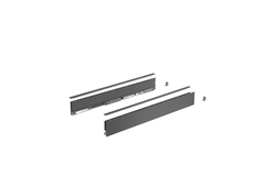 AvanTech YOU set zijwand h77 l550mm antraciet L/R zonder frontbevestiging