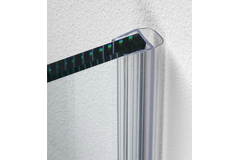 Dichting afgerond l2200mm voor glas 10/12 mm