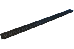 Luchtrooster 381/60 zwart/bruin 500mm ral8022